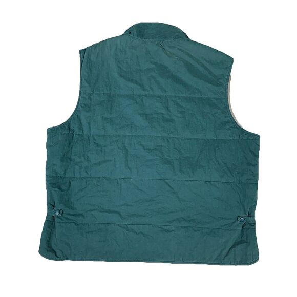 VINTAGE LL Bean Mens XXL TALL Thinsulate Vest Green Hiking Gorpcore - Picture 5 of 10